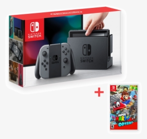 Nintendo Switch Console Gray, HD Png Download, Transparent PNG