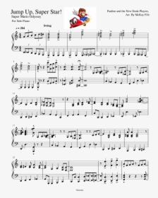 Super Mario Odyssey Piano Sheet Music, HD Png Download, Transparent PNG