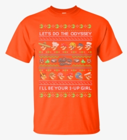 Mario Odyssey Sweater T-shirt - Funny Kansas City Chiefs T Shirts, HD Png Download, Transparent PNG