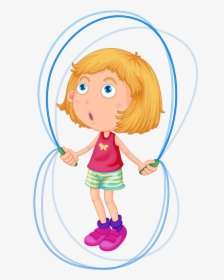 Kids Playing Illustration - Active Kids Cartoon, HD Png Download, Transparent PNG