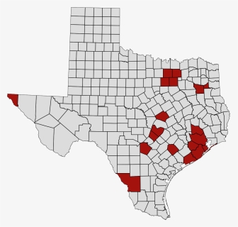Map Of Texas Cogs - Free East Texas Counties Maps, HD Png Download, Transparent PNG