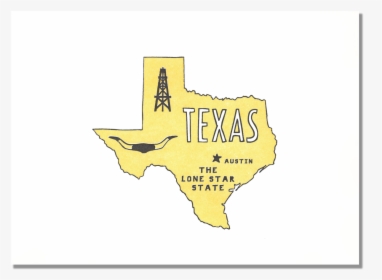 Texas State Print - Map, HD Png Download, Transparent PNG
