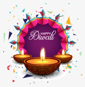Happy Diwali Vector Background , Png Download - Happy Diwali Greetings, Transparent Png, Transparent PNG
