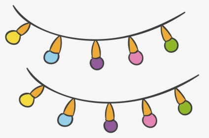 Clip Beads Colorful - Lamp Cartoon Png, Transparent Png, Transparent PNG