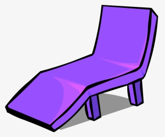Purple Plastic Lawn Chair Sprite - Lawn Chair Transparent Png, Png Download, Transparent PNG