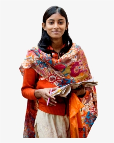 Indian School Students Png Download - Indian Girl Student Png, Transparent Png, Transparent PNG