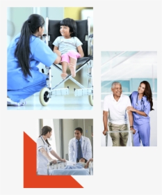 Nee About Collages1 - Nurse Talking To Pediatric Patients, HD Png Download, Transparent PNG