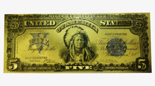 United States Silver Certificate 5 Dollars, HD Png Download, Transparent PNG