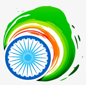 Happy Republic Day Stylish Round Indian Flag Png Images - Wells Cathedral, Transparent Png, Transparent PNG