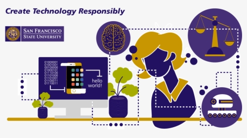 Ai Ethics Creating Technology Responsibly - Graphic Design, HD Png Download, Transparent PNG