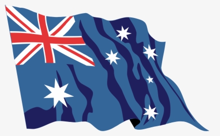 Australia Flag Clipart Hd - Australia Flag Waving Png, Transparent Png, Transparent PNG