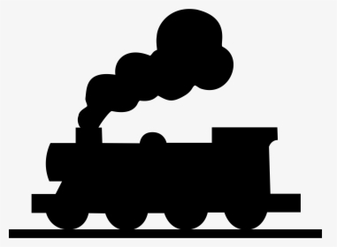 Hogwarts Express Rail Transport Train Harry Potter - Train Silhouette Clipart, HD Png Download, Transparent PNG