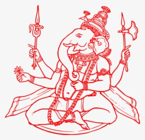 Ganesha, Hinduism, Hindu, Temple, God, Elephant, Arms - Religion Hindu Png, Transparent Png, Transparent PNG