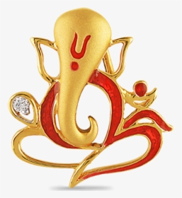 Murugan Om Logo - Logo Golden Ganpati Png, Transparent Png, Transparent PNG