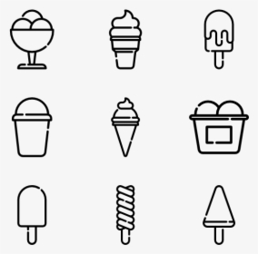 Kulfi Ice Cream Black And White, HD Png Download, Transparent PNG