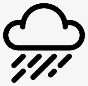 Fdx Weather Rain - Rain Icon Svg, HD Png Download, Transparent PNG