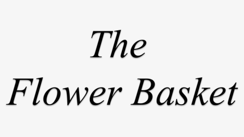 The Flower Basket - Black-and-white, HD Png Download, Transparent PNG