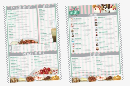 Dessert-menu - 7 Hotel Diner Menu, HD Png Download, Transparent PNG