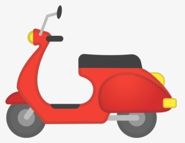 Scooter Clipart Red Scooter - Scooter Icon Png, Transparent Png, Transparent PNG