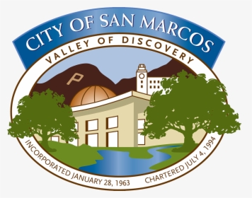 Official Seal Of The City Of San Marcos, Ca - Notice Of Permit Application Sign San Marcos Ca, HD Png Download, Transparent PNG