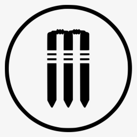 Cricket Stumps Wicket Bails One Day Test - Cricket Stump Clip Art, HD Png Download, Transparent PNG