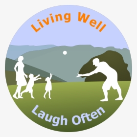 Living Well Laugh Often Logo 4 Clip Arts - Illustration, HD Png Download, Transparent PNG