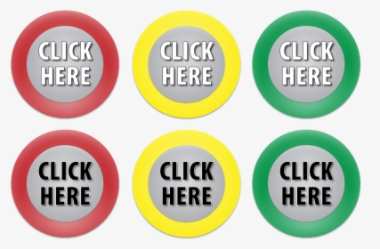Click, Click Here, Stop, Go, Yield, Button, Icon, Web - Click Green Button Free Vector Png, Transparent Png, Transparent PNG