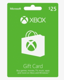 Xbox Live Gift Card $25, HD Png Download, Transparent PNG
