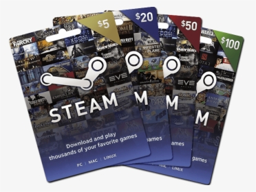 Steam Gift Card - Steam Gift Cards, HD Png Download, Transparent PNG
