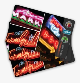 Giftcards-neon - Flyer, HD Png Download, Transparent PNG