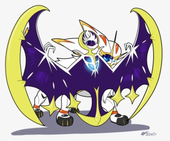 Hey Look, A Solar Eclipse - Lunala And Solgaleo Png, Transparent Png, Transparent PNG
