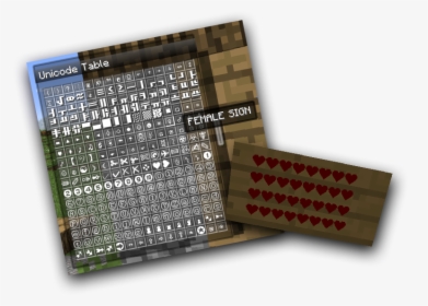 Unicode Minecraft, HD Png Download, Transparent PNG
