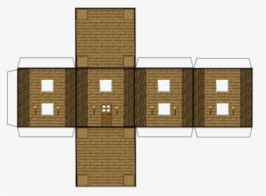 Minecraft Papercraft Villager House, HD Png Download, Transparent PNG