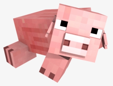 Minecraft Pig Lying Down - Minecraft Sticker Pig, HD Png Download, Transparent PNG