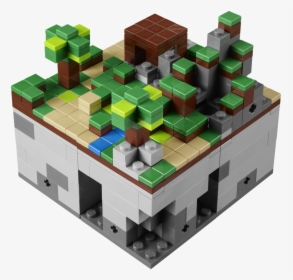 Mini Lego Minecraft Micro World, HD Png Download, Transparent PNG