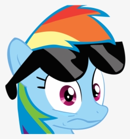 Rainbow Dash Wtf Face Clipart , Png Download - Rainbow Dash Face Png, Transparent Png, Transparent PNG