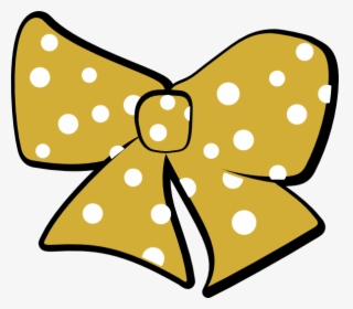 Cheer Bow Clipart Gold Cheer Bow Clip Art At Clker - Minnie Mouse Logo Png, Transparent Png, Transparent PNG