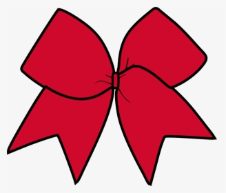 Red Cheer Bow Clipart, HD Png Download, Transparent PNG