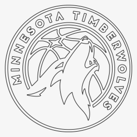 Minnesota Timberwolves Logo Png Transparent Amp Svg - Minnesota Timberwolves Logo Drawing, Png Download, Transparent PNG