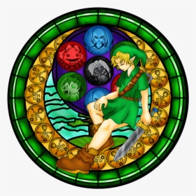 Majora S Mask Window - Majora's Mask Clock Tower Hd, HD Png Download, Transparent PNG