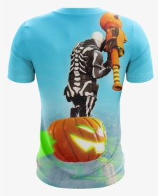 Fortnite Skull Trooper Skin Unisex 3d T-shirt - Gta Is Better Than Fortnite, HD Png Download, Transparent PNG