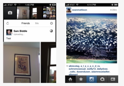 Instagram Games Double Tap Tumblr - Instagram Vs Facebook Interface, HD Png Download, Transparent PNG