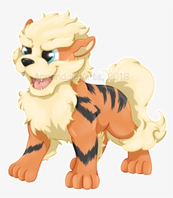 Arcanine see The Speed Draw Attached To This Picture - Cartoon, HD Png Download, Transparent PNG