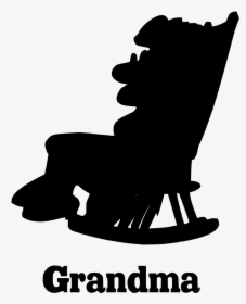 Grandmother Sitting On Rocking Chair, HD Png Download, Transparent PNG
