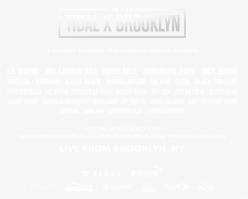 Tidal X Brooklyn 2018, HD Png Download, Transparent PNG