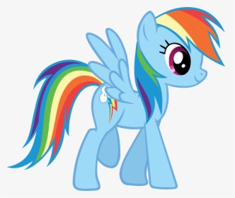 Rainbow Dash Side View - My Little Pony Profile, HD Png Download, Transparent PNG