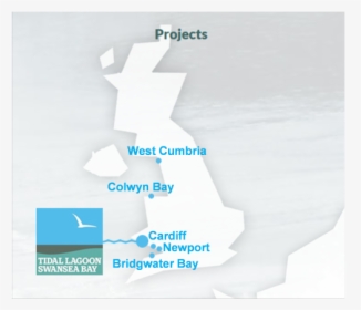 Development Sites For Tidal Lagoons - Tidal Lagoon Swansea Bay, HD Png Download, Transparent PNG