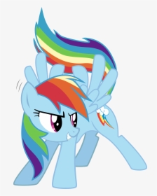 Rainbow Dash Angry - Rainbow Dash Cutie Mark, HD Png Download, Transparent PNG