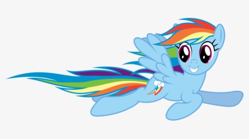 Download Rainbow Dash Flying Png File - My Little Pony Flying, Transparent Png, Transparent PNG