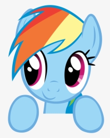 Image Of Rainbow Dash Head Clipart - Friendship Is Magic Rainbow Dash, HD Png Download, Transparent PNG
